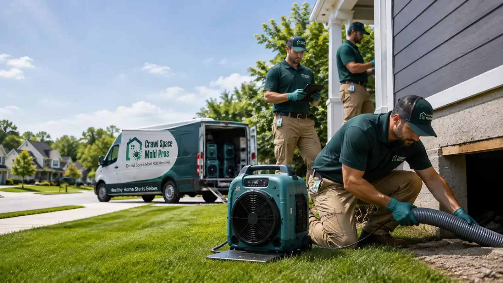 Crawl Space Mold Removal in Nicholson, PA